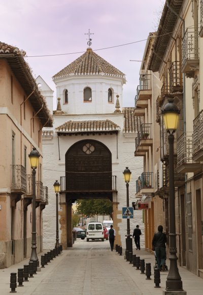 City Gate at the End of Calle Real by Unbekannt Unbekannt